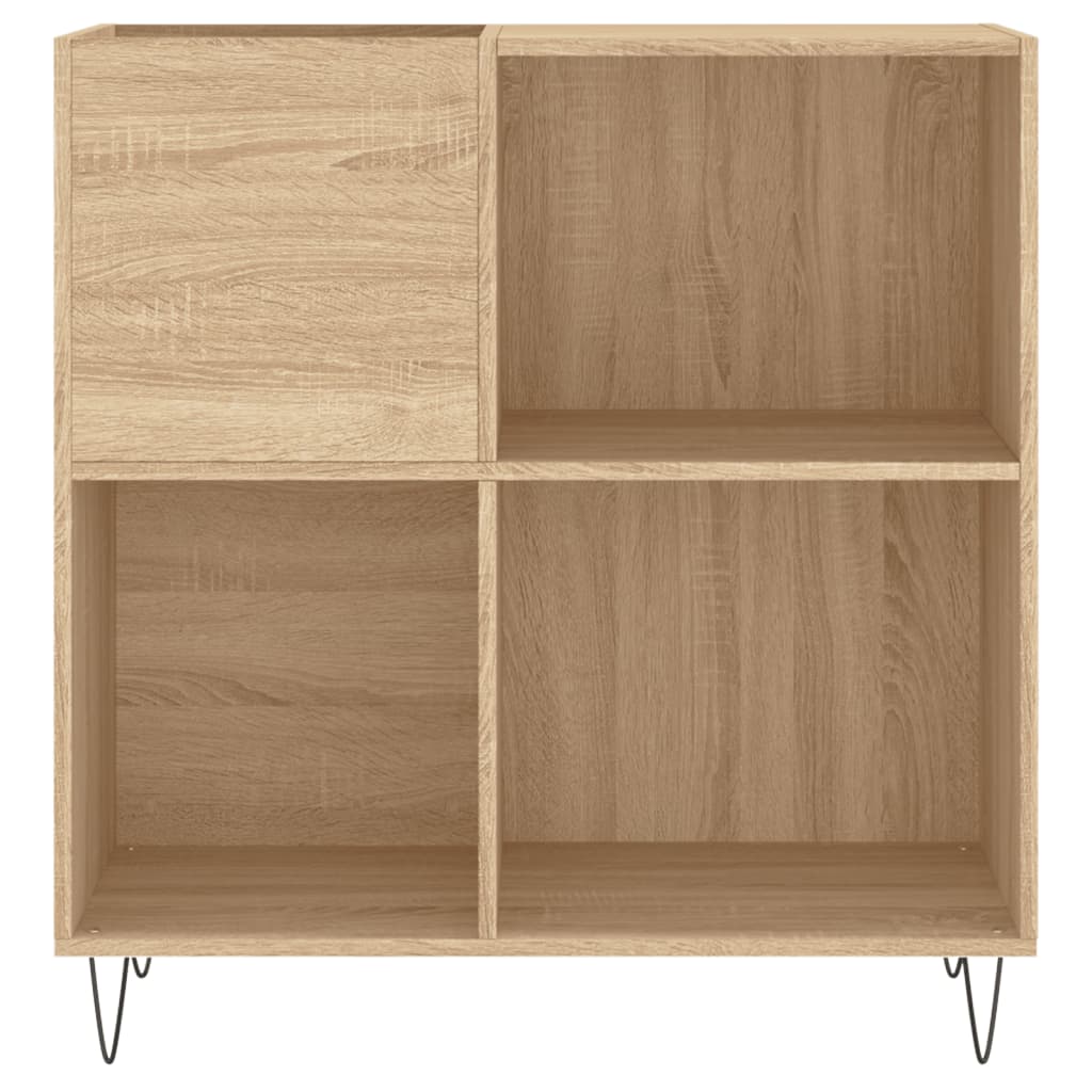 Armoire à disques chêne sonoma 84,5x38x89 cm bois d'ingénierie - XIOS