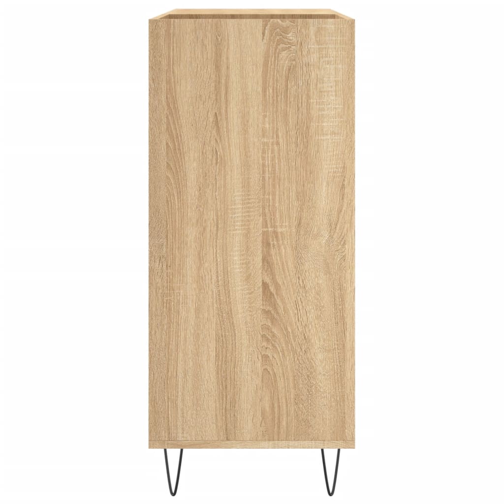 Armoire à disques chêne sonoma 84,5x38x89 cm bois d'ingénierie - XIOS
