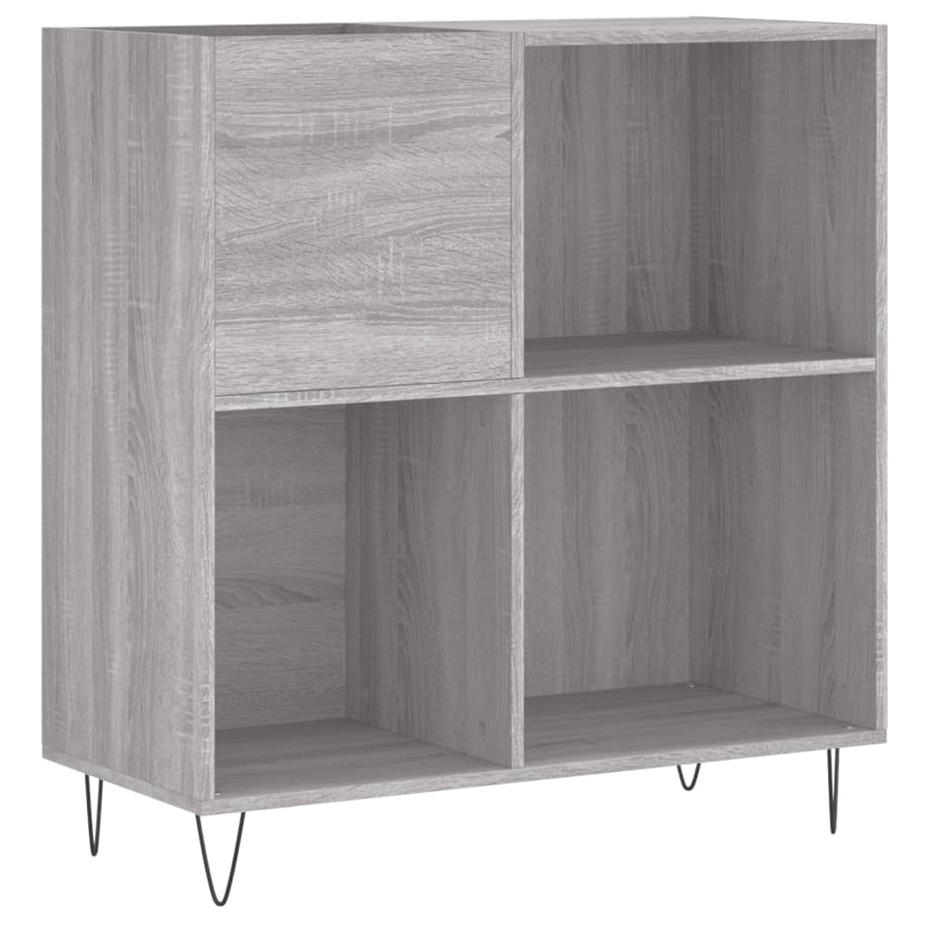 Armoire à disques sonoma gris 84,5x38x89 cm bois d'ingénierie - XIOS