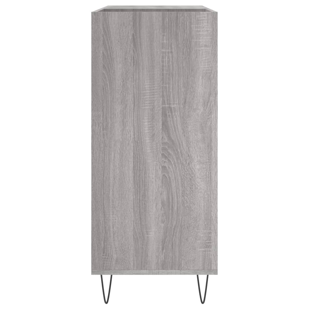 Armoire à disques sonoma gris 84,5x38x89 cm bois d'ingénierie - XIOS