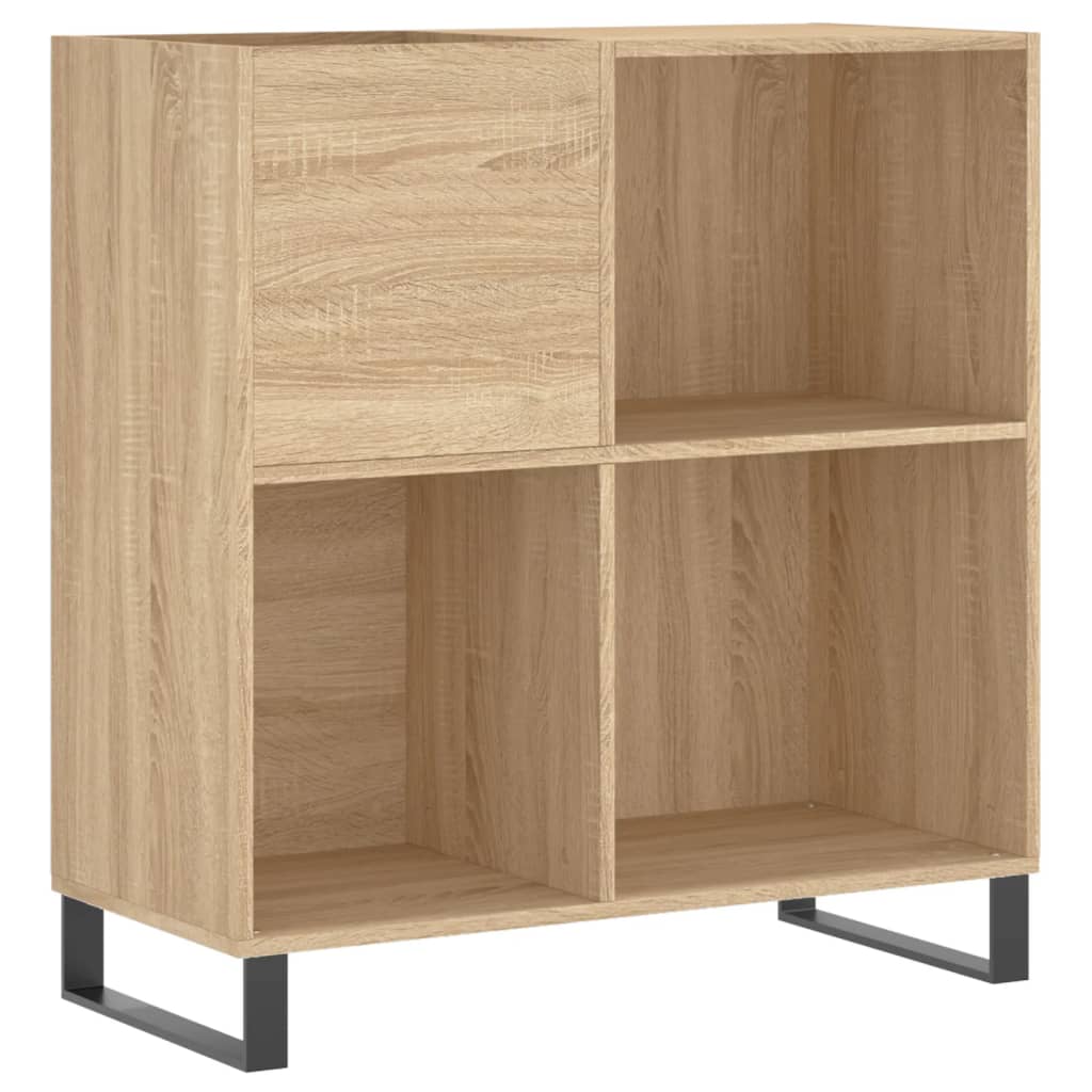 Armoire à disques chêne sonoma 84,5x38x89 cm bois d'ingénierie - XIOS