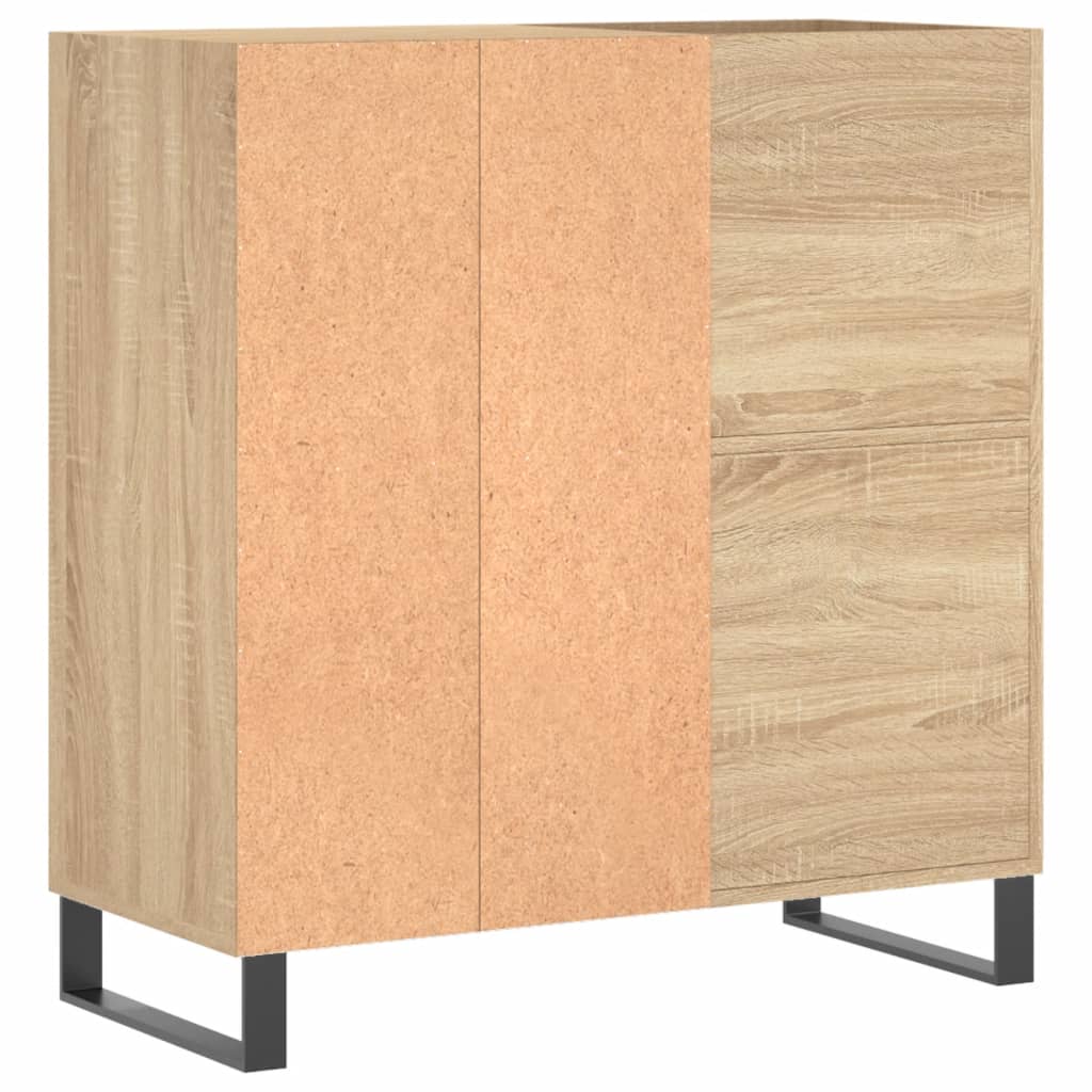 Armoire à disques chêne sonoma 84,5x38x89 cm bois d'ingénierie - XIOS
