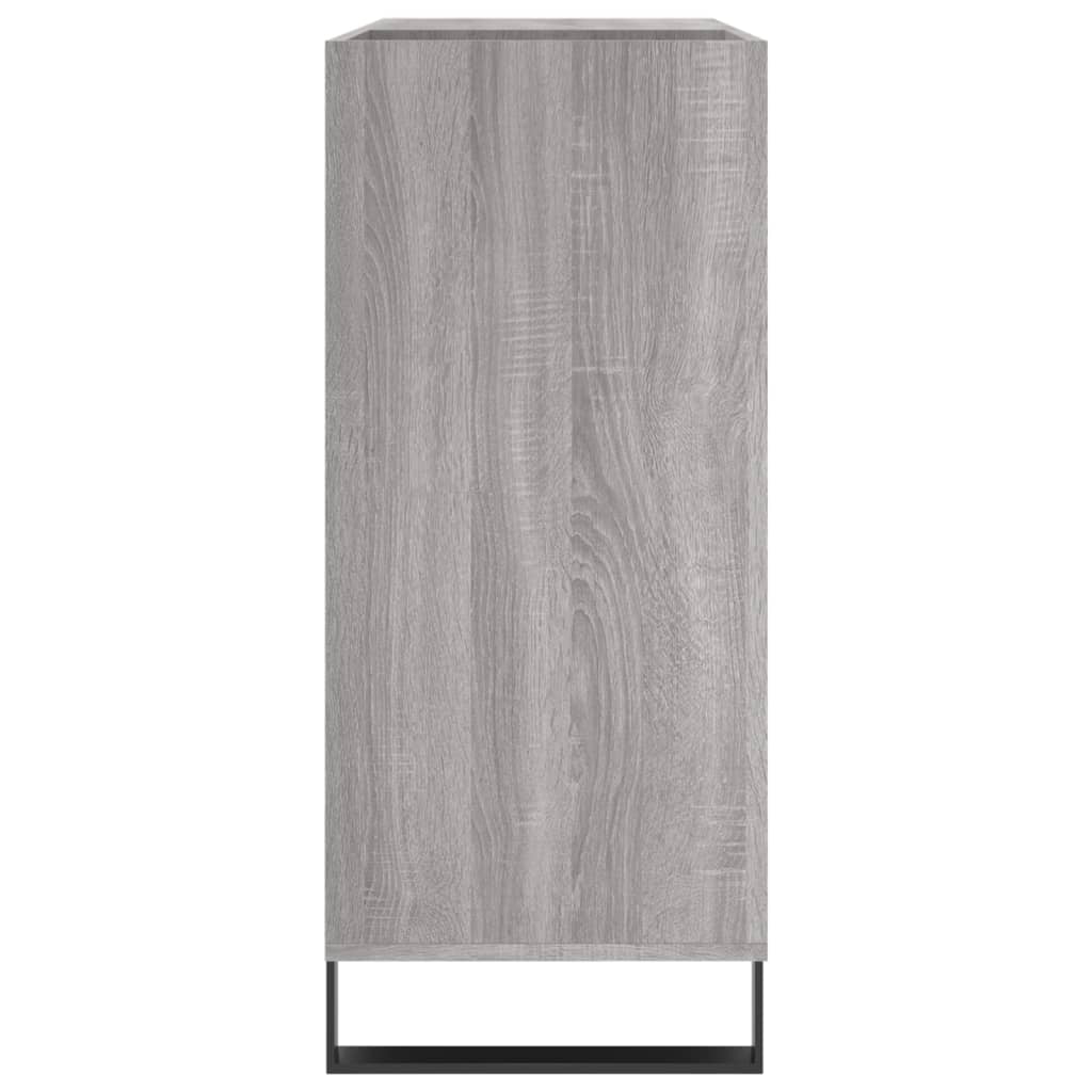 Armoire à disques sonoma gris 84,5x38x89 cm bois d'ingénierie - XIOS