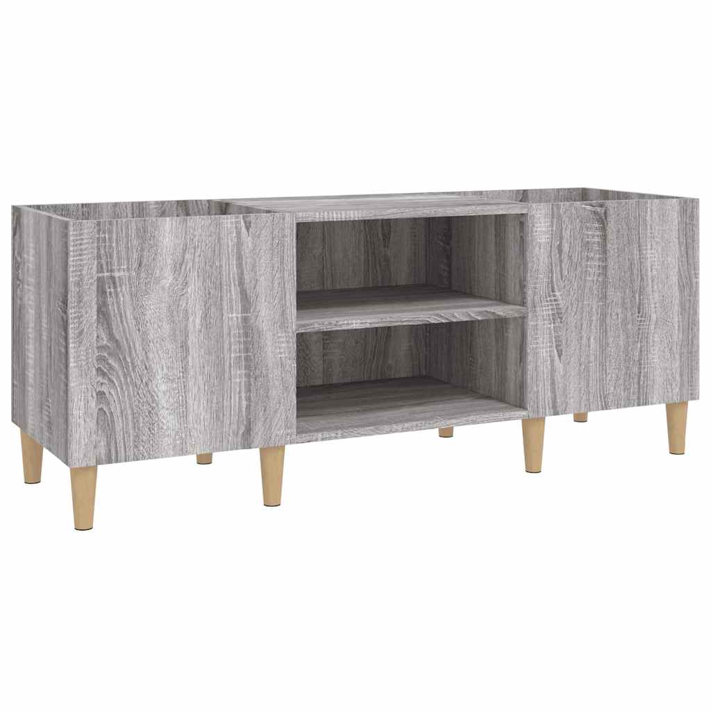 Armoire à disques sonoma gris 121x38x48 cm bois d'ingénierie - XIOS
