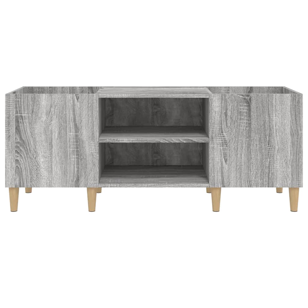 Armoire à disques sonoma gris 121x38x48 cm bois d'ingénierie - XIOS