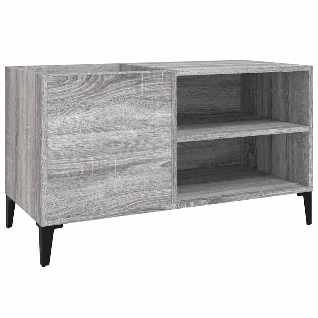 Armoire à disques sonoma gris 84,5x38x48 cm bois d'ingénierie - XIOS