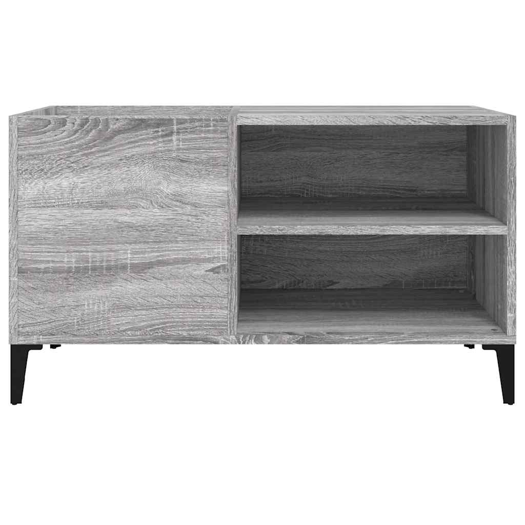 Armoire à disques sonoma gris 84,5x38x48 cm bois d'ingénierie - XIOS