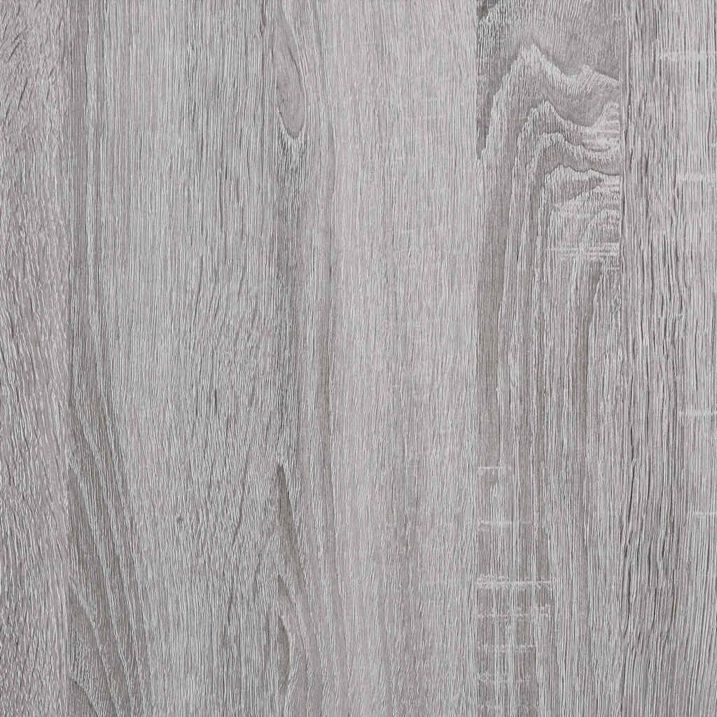 Armoire à disques sonoma gris 84,5x38x48 cm bois d'ingénierie - XIOS