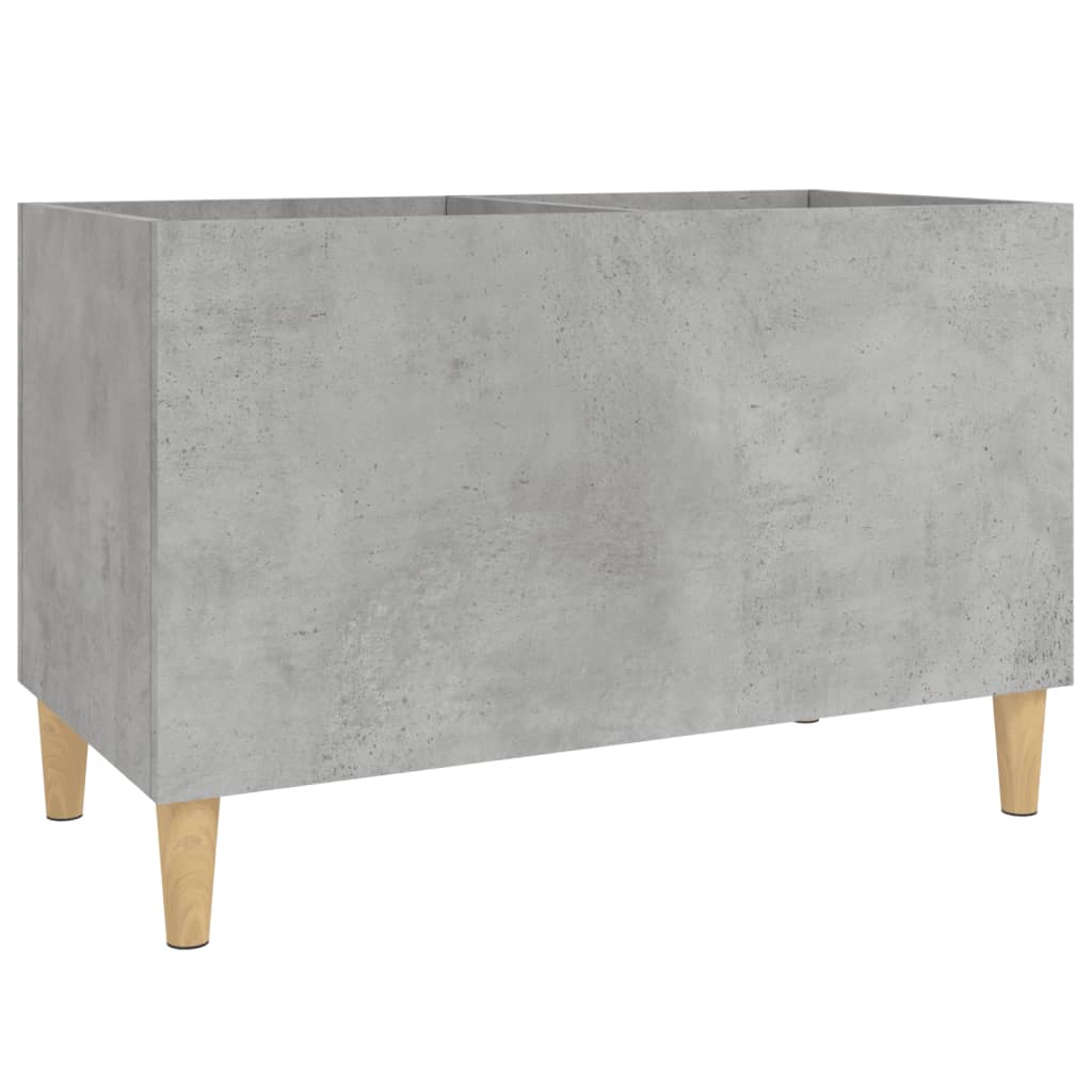 Armoire à disques gris béton 74,5x38x48 cm bois d'ingénierie - XIOS