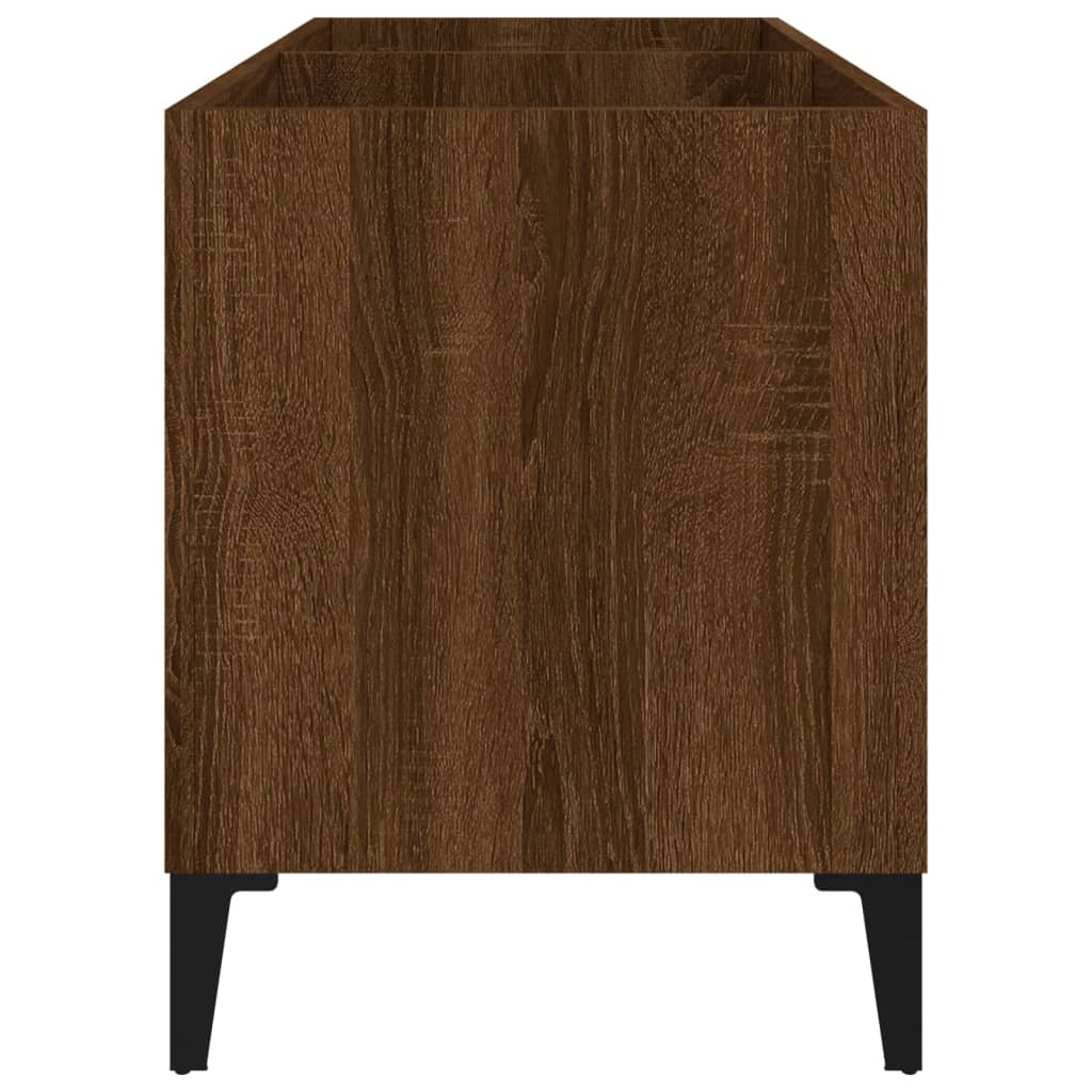 Armoire à disques chêne marron 74,5x38x48 cm bois d'ingénierie - XIOS