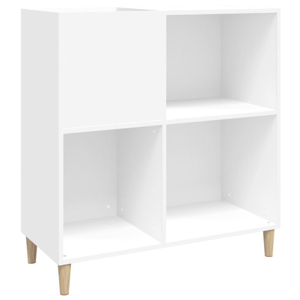 Armoire à disques blanc 84,5x38x89 cm bois d'ingénierie - XIOS