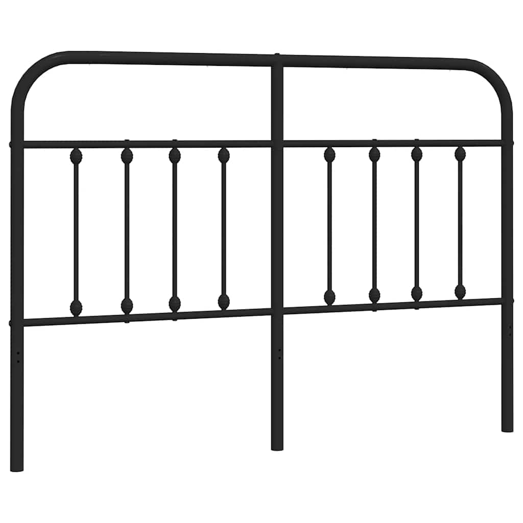 Tête de lit de remplacement métal noir 150 cm - XIOS