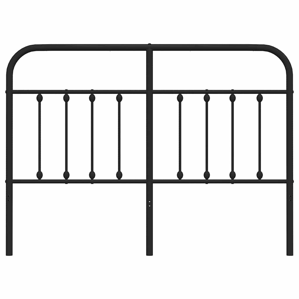 Tête de lit de remplacement métal noir 150 cm - XIOS