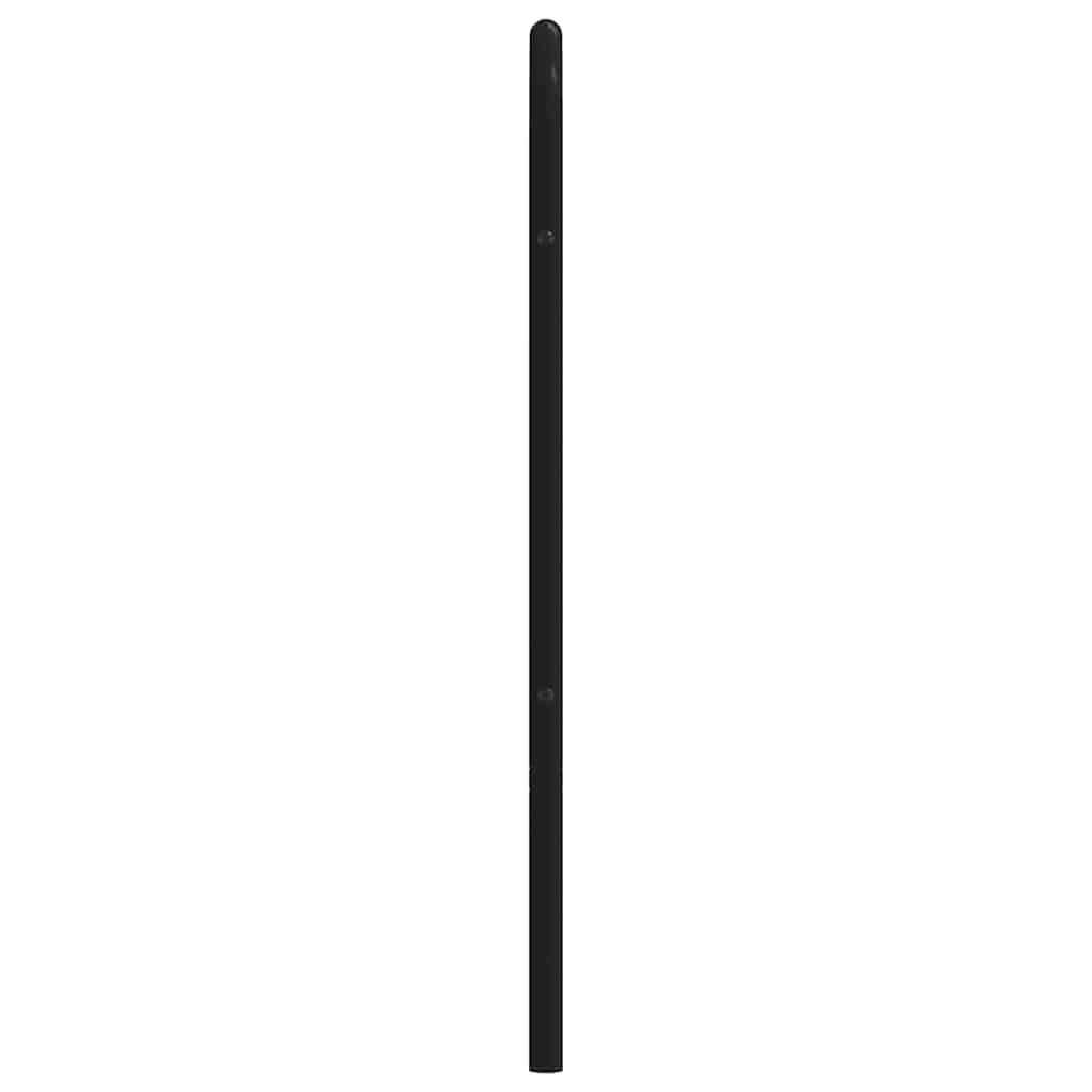 Tête de lit de remplacement métal noir 150 cm - XIOS