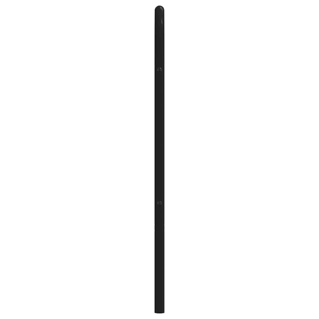 Tête de lit de remplacement métal noir 160 cm - XIOS
