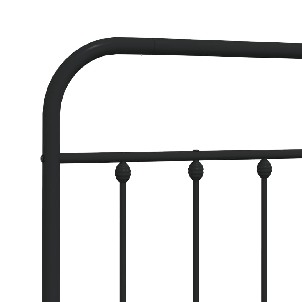 Tête de lit métal noir 200 cm - XIOS
