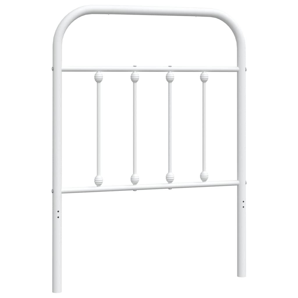 Tête de lit métal blanc 75 cm - XIOS
