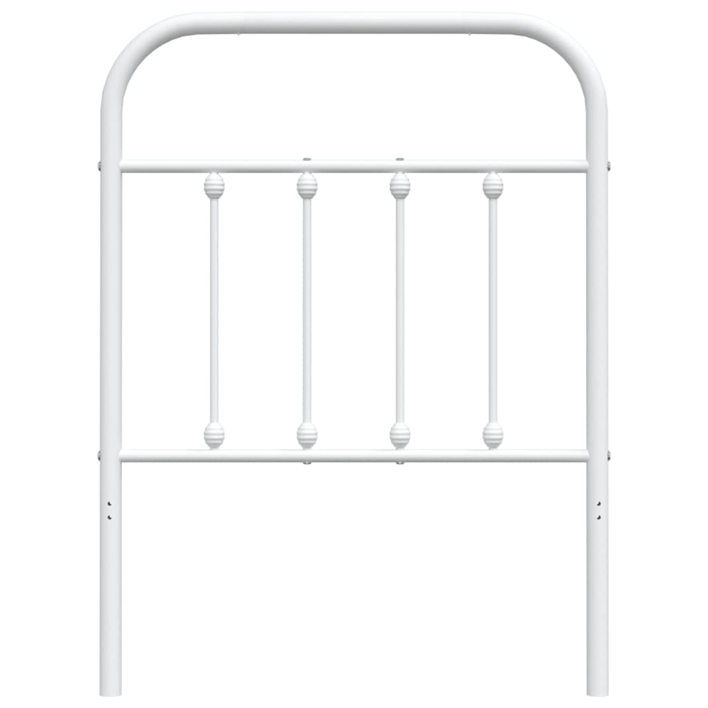 Tête de lit métal blanc 75 cm - XIOS