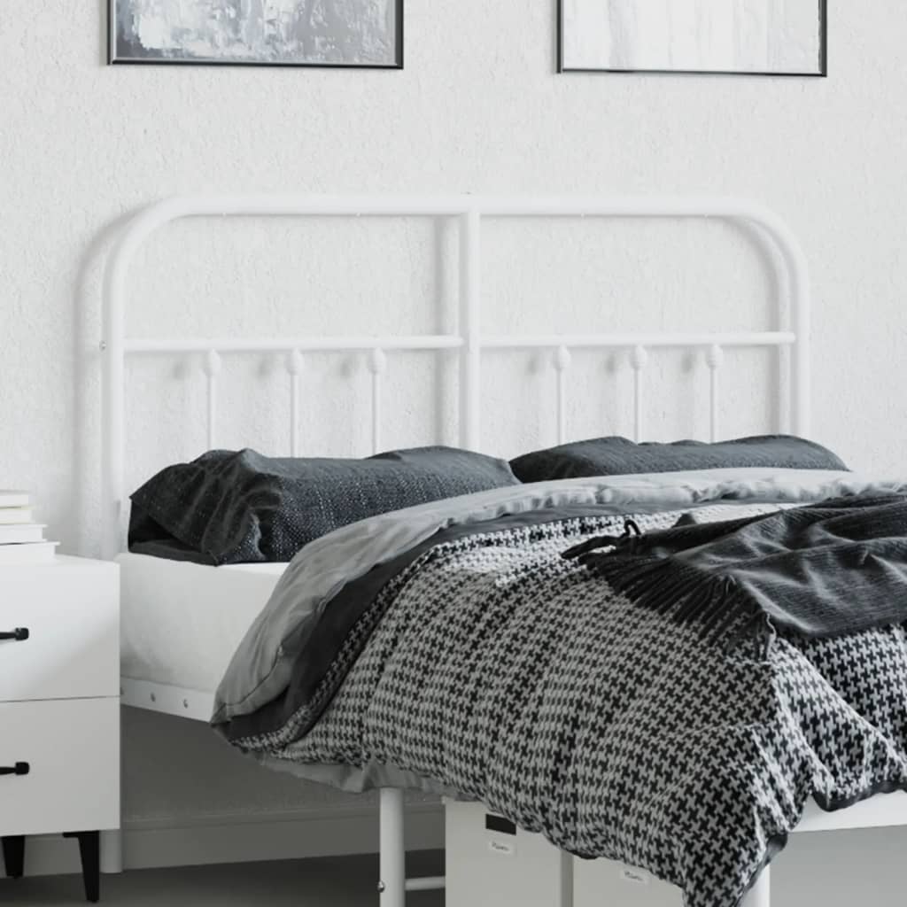 Tête de lit métal blanc 120 cm - XIOS