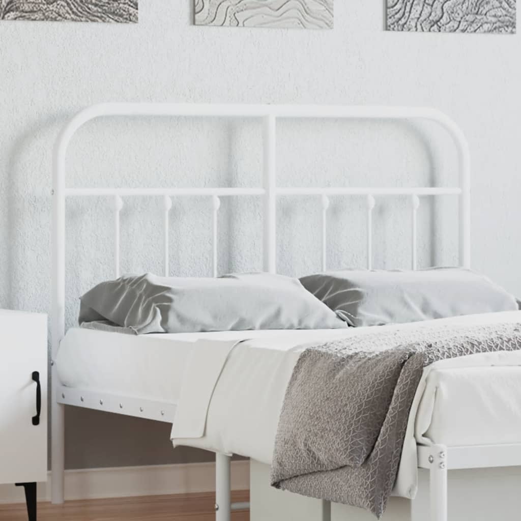 Tête de lit métal blanc 120 cm - XIOS