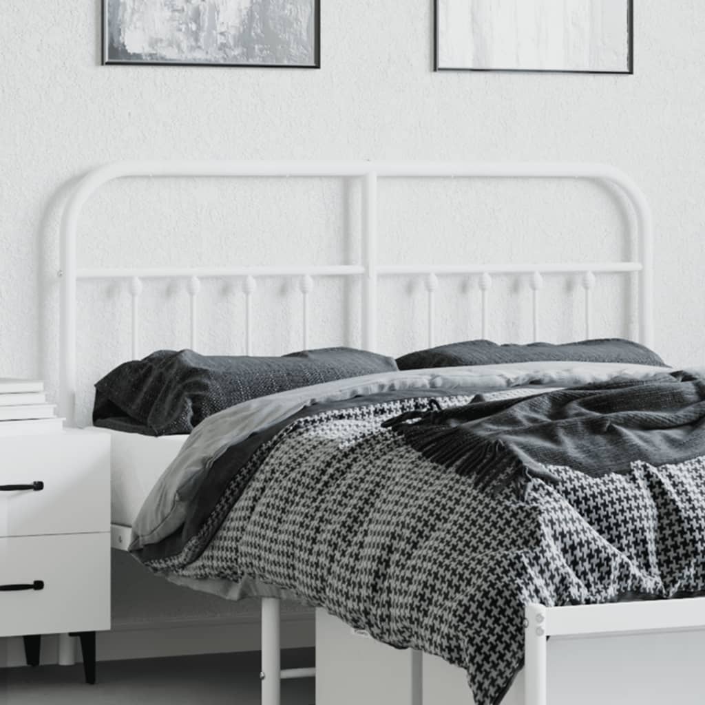 Tête de lit métal blanc 140 cm - XIOS