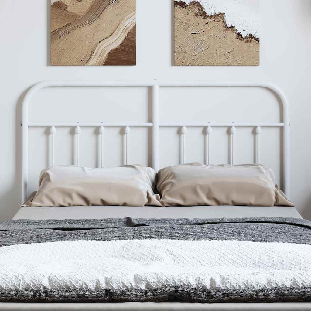 Tête de lit métal blanc 150 cm - XIOS