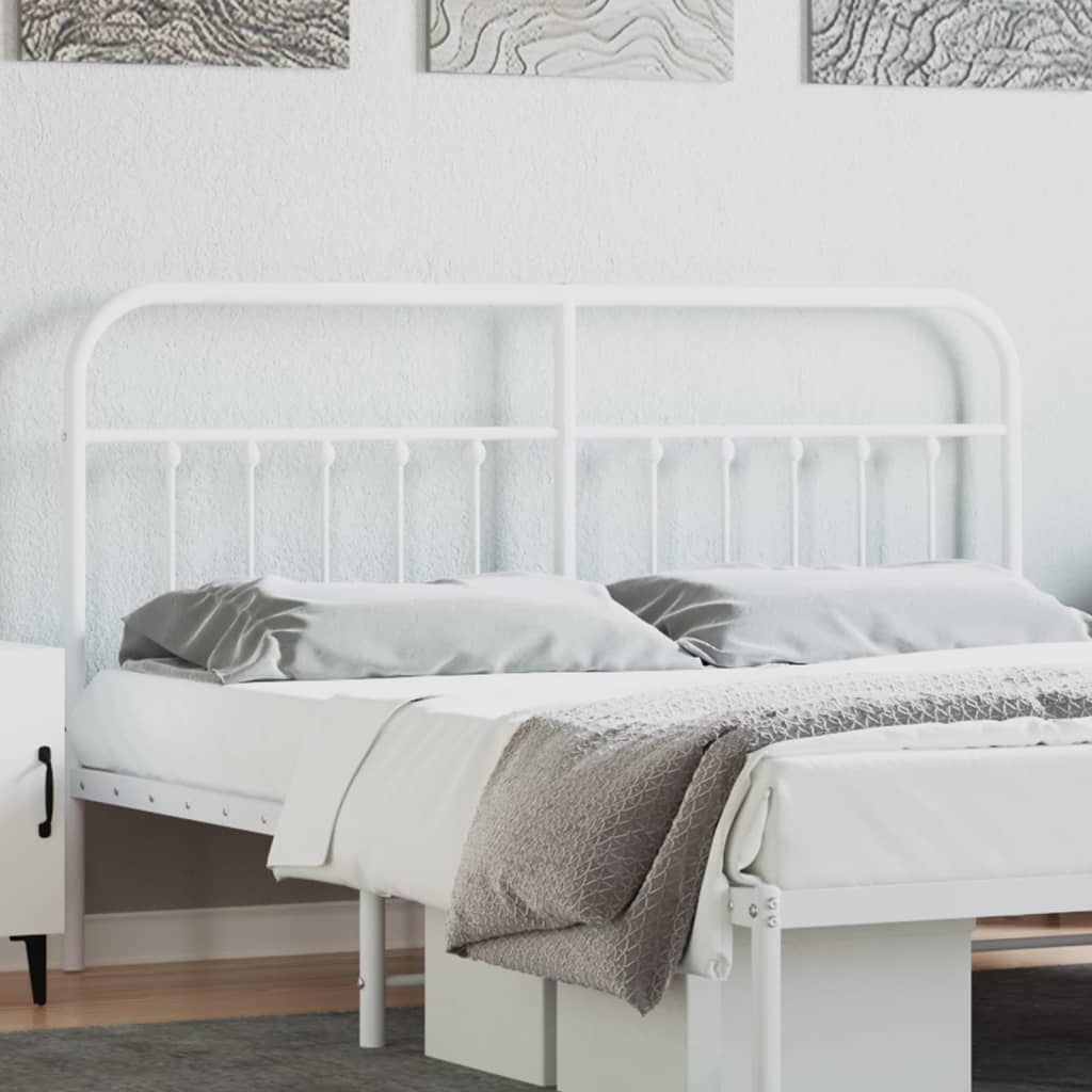 Tête de lit métal blanc 160 cm - XIOS