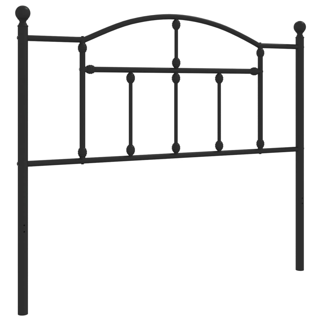 Tête de lit métal noir 107 cm - XIOS