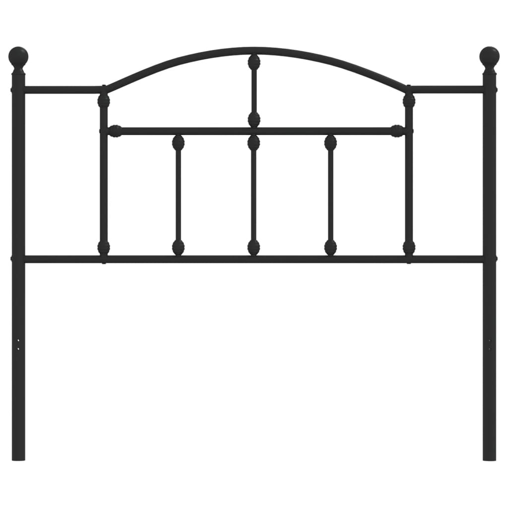 Tête de lit métal noir 107 cm - XIOS