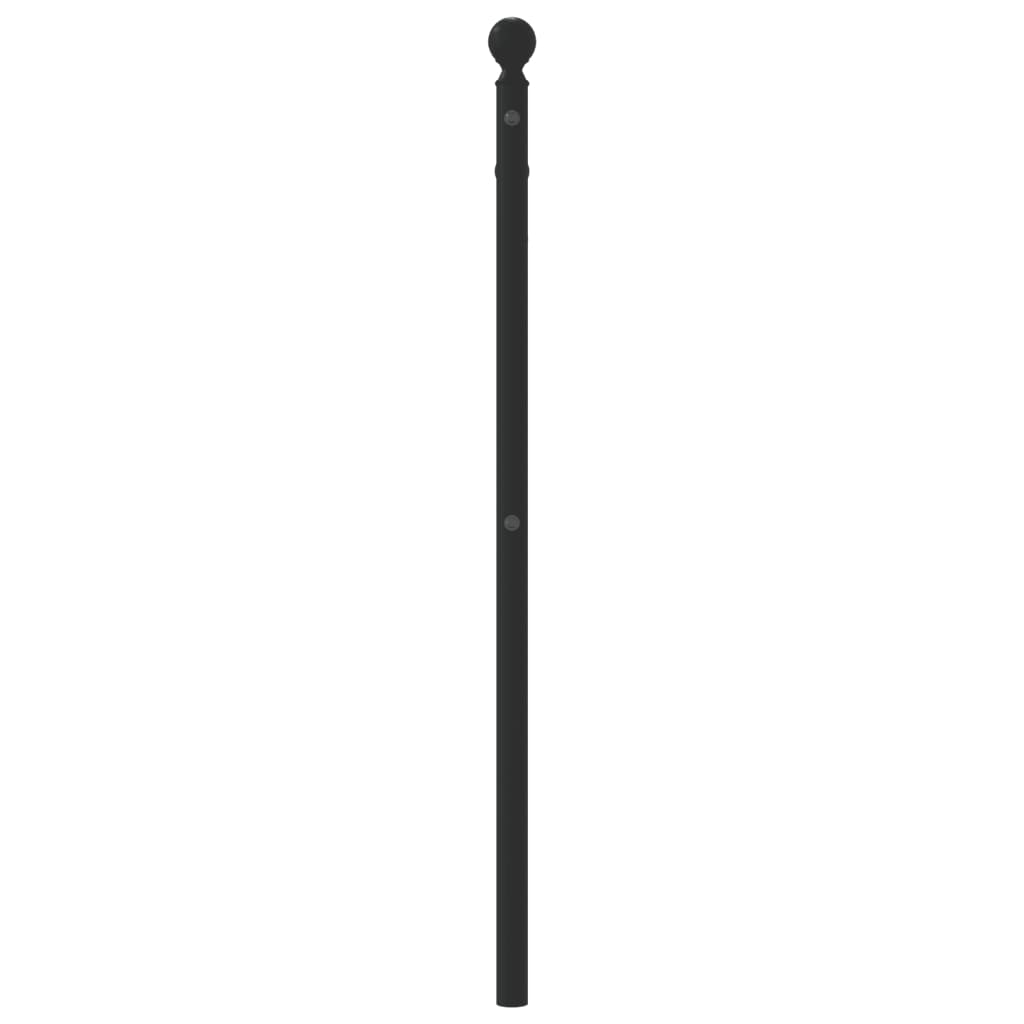 Tête de lit métal noir 107 cm - XIOS