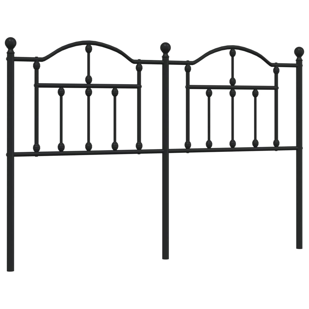 Tête de lit métal noir 140 cm - XIOS