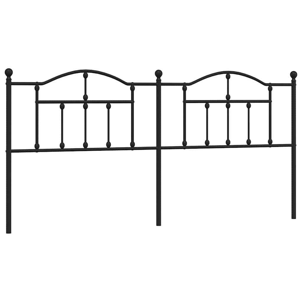 Tête de lit métal noir 193 cm - XIOS