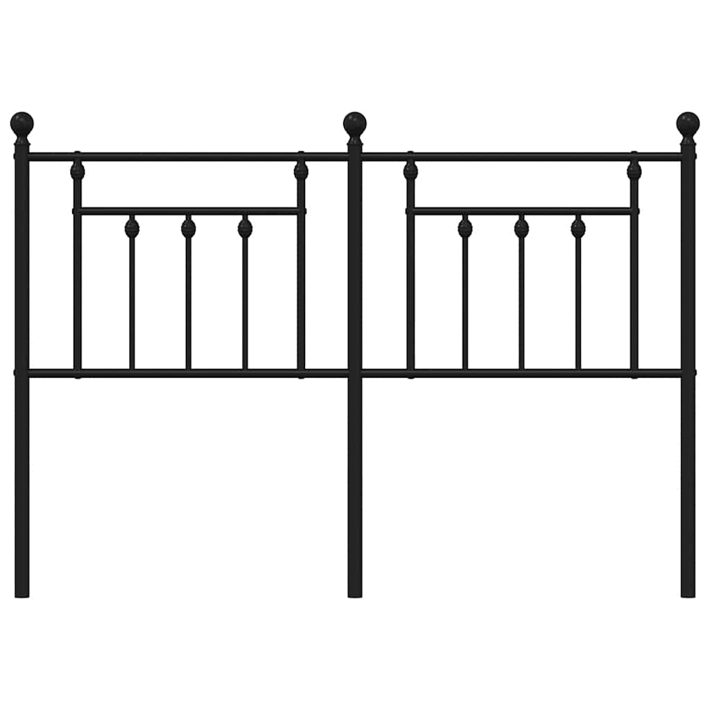 Tête de lit de remplacement métal noir 150 cm - XIOS