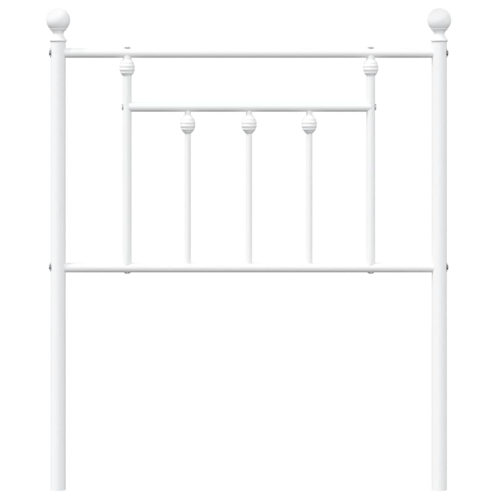 Tête de lit métal blanc 75 cm - XIOS