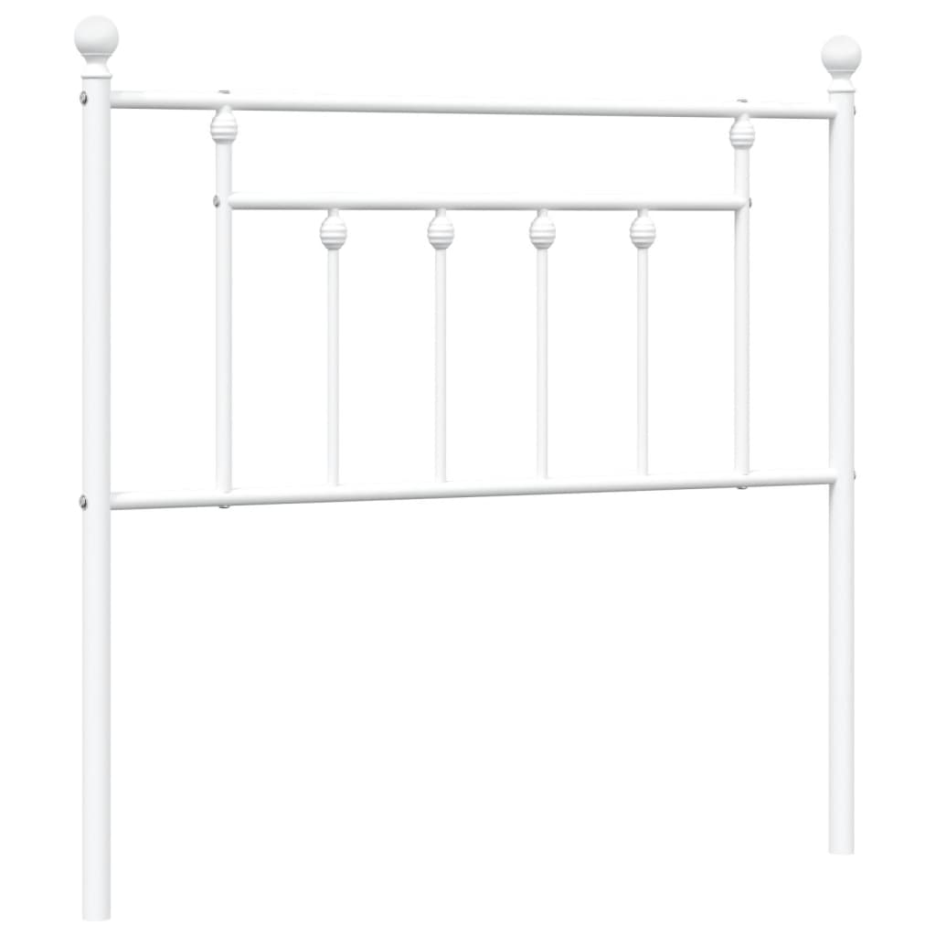 Tête de lit métal blanc 90 cm - XIOS
