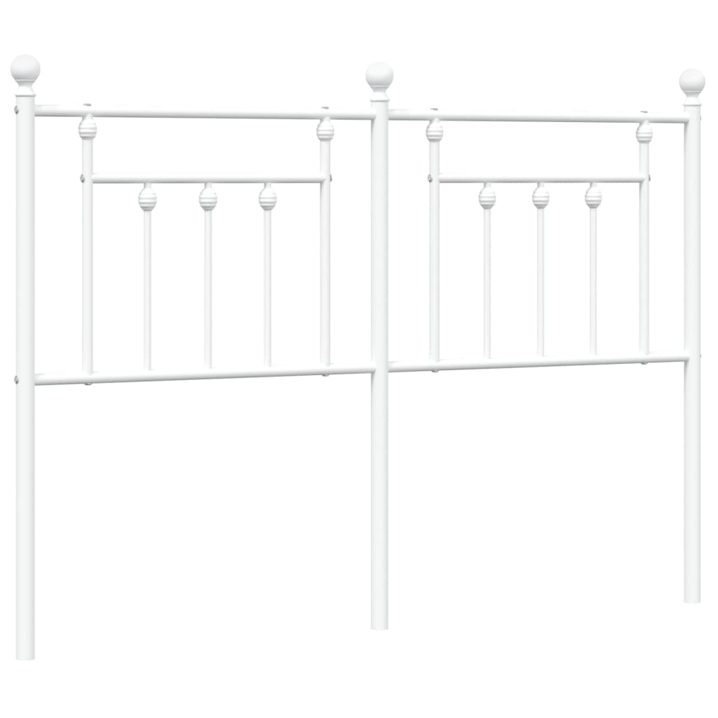 Tête de lit de remplacement métal blanc 150 cm - XIOS