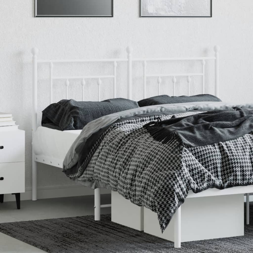 Tête de lit de remplacement métal blanc 150 cm - XIOS