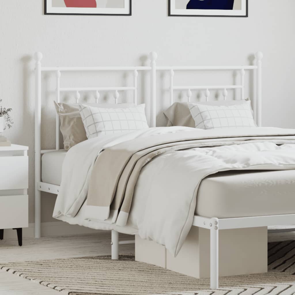 Tête de lit de remplacement métal blanc 150 cm - XIOS