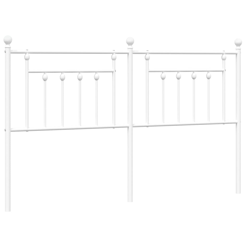 Tête de lit de remplacement métal blanc 160 cm - XIOS