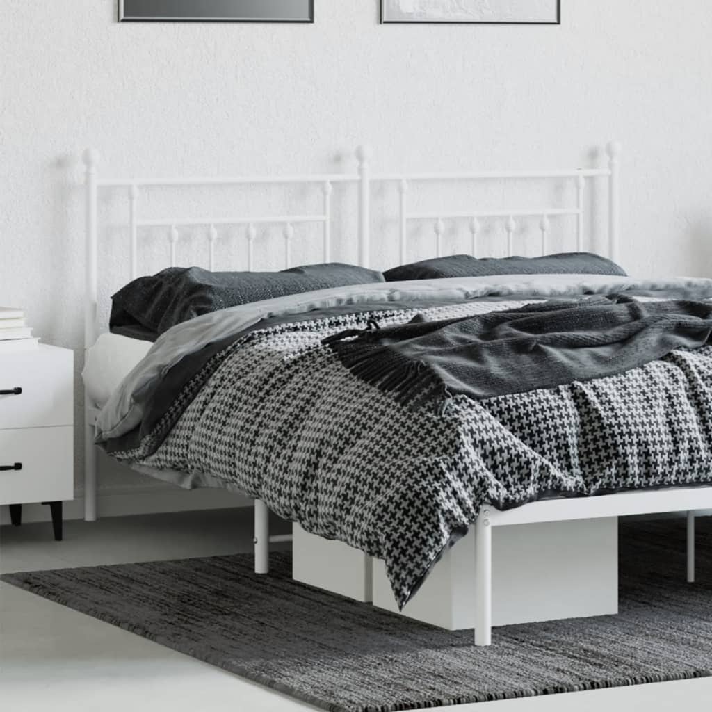 Tête de lit de remplacement métal blanc 160 cm - XIOS