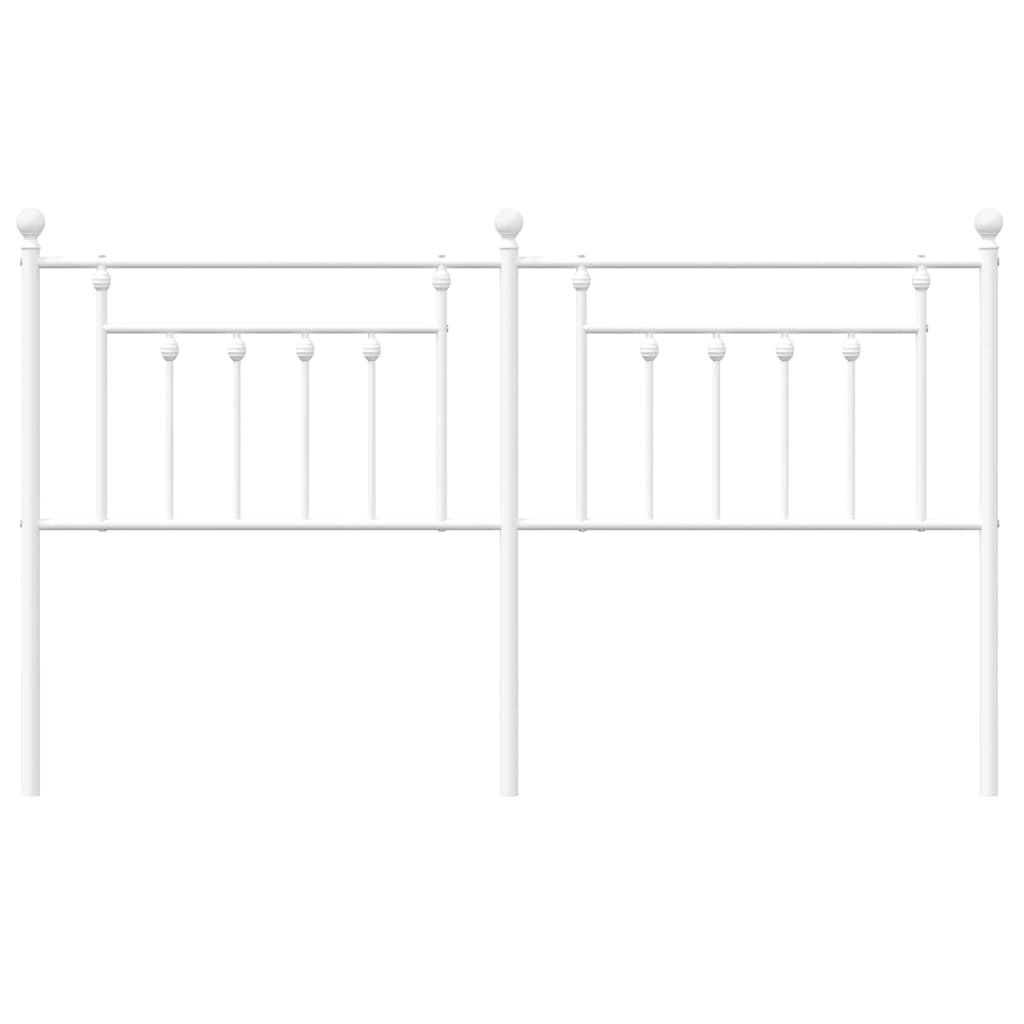 Tête de lit de remplacement métal blanc 160 cm - XIOS