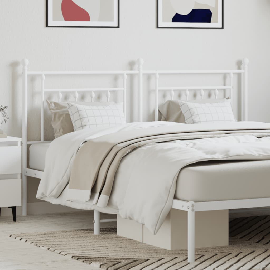 Tête de lit de remplacement métal blanc 160 cm - XIOS