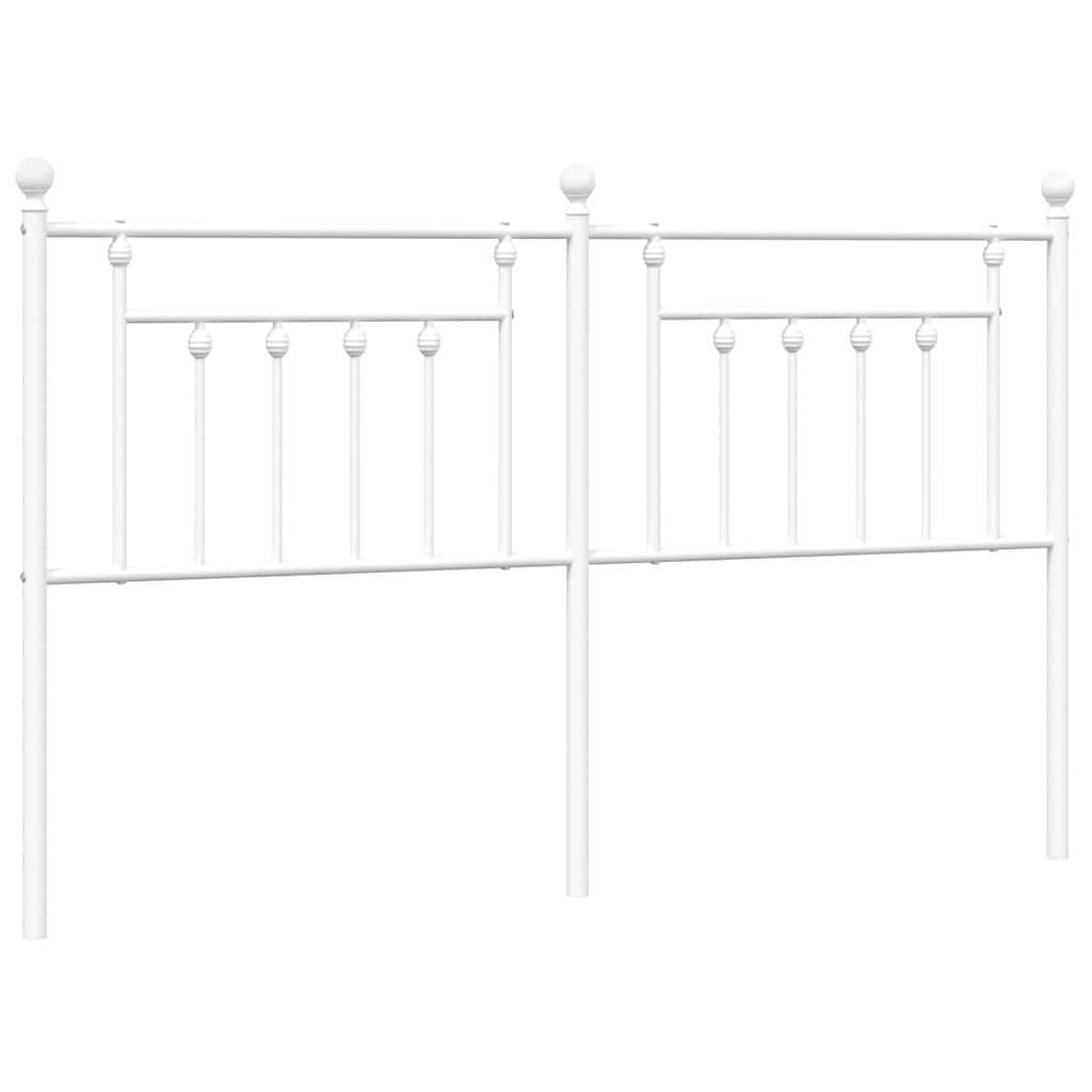 Tête de lit de remplacement métal blanc 180 cm - XIOS