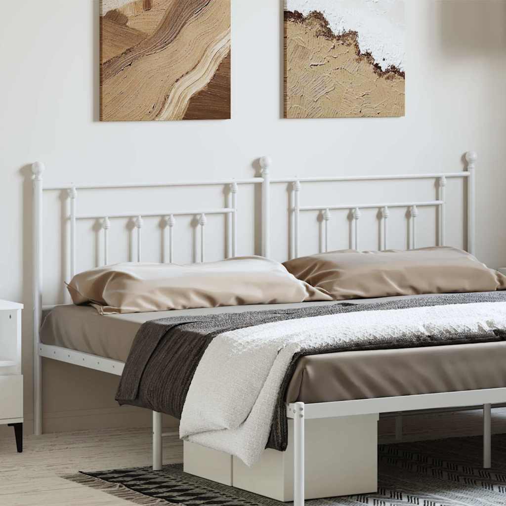 Tête de lit de remplacement métal blanc 180 cm - XIOS