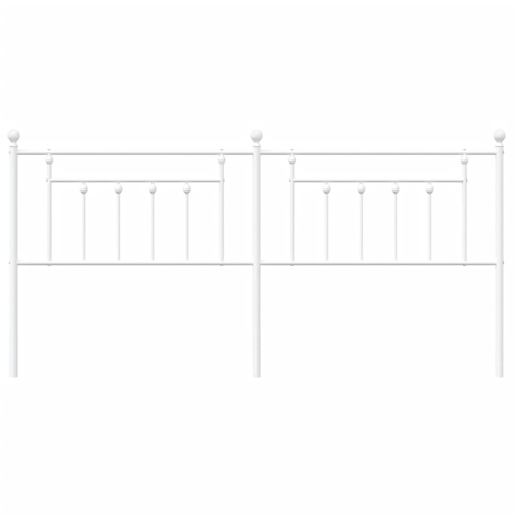 Tête de lit métal blanc 200 cm - XIOS