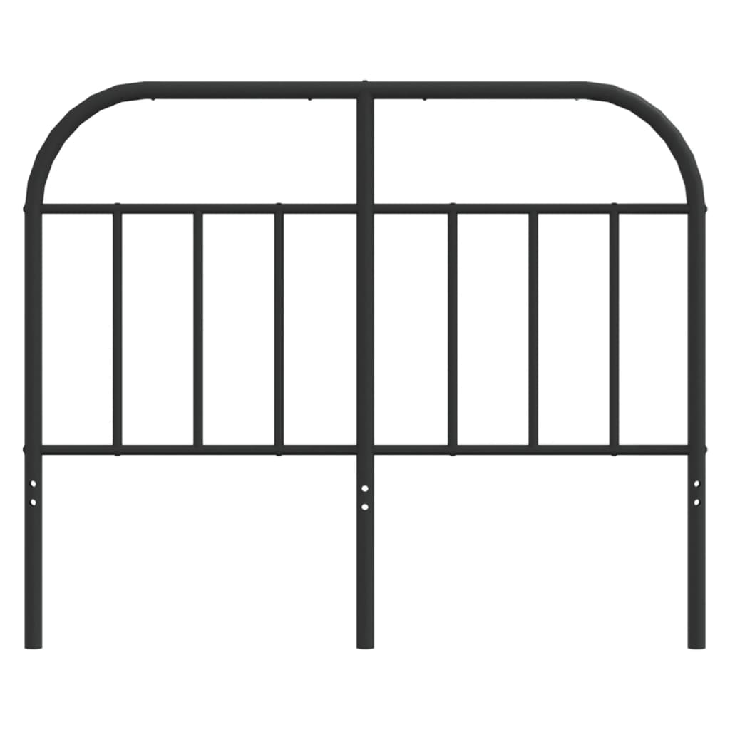 Tête de lit métal noir 120 cm - XIOS