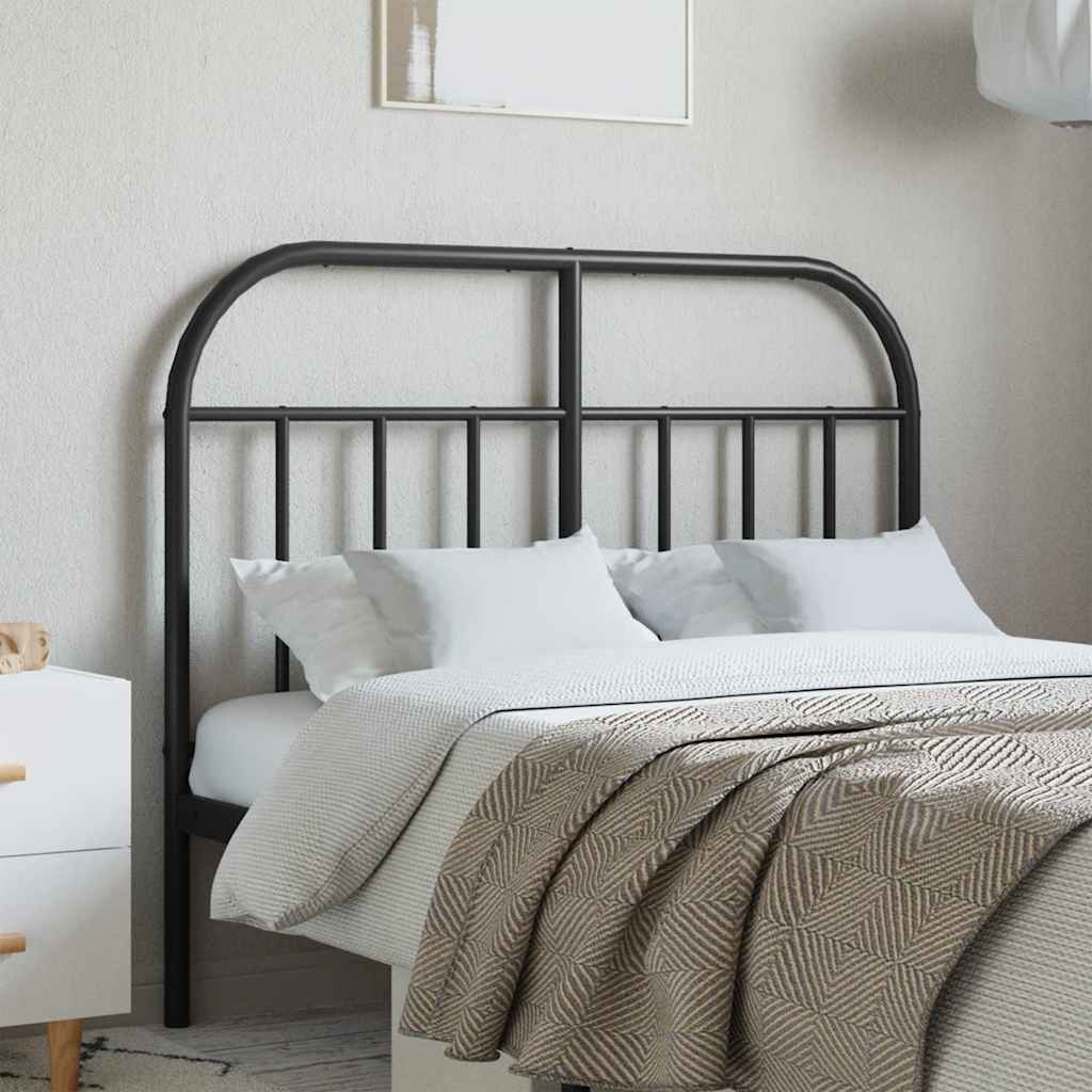 Tête de lit métal noir 120 cm - XIOS