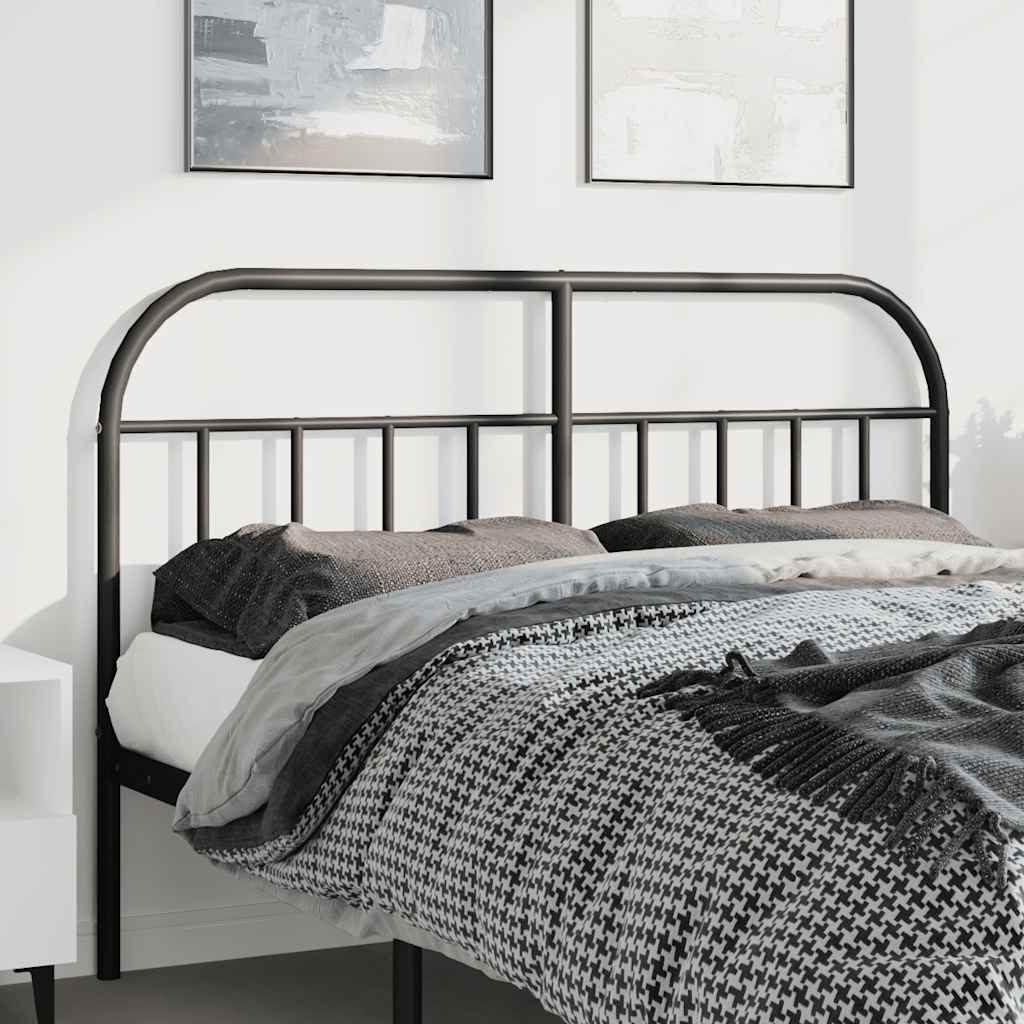 Tête de lit métal noir 150 cm - XIOS