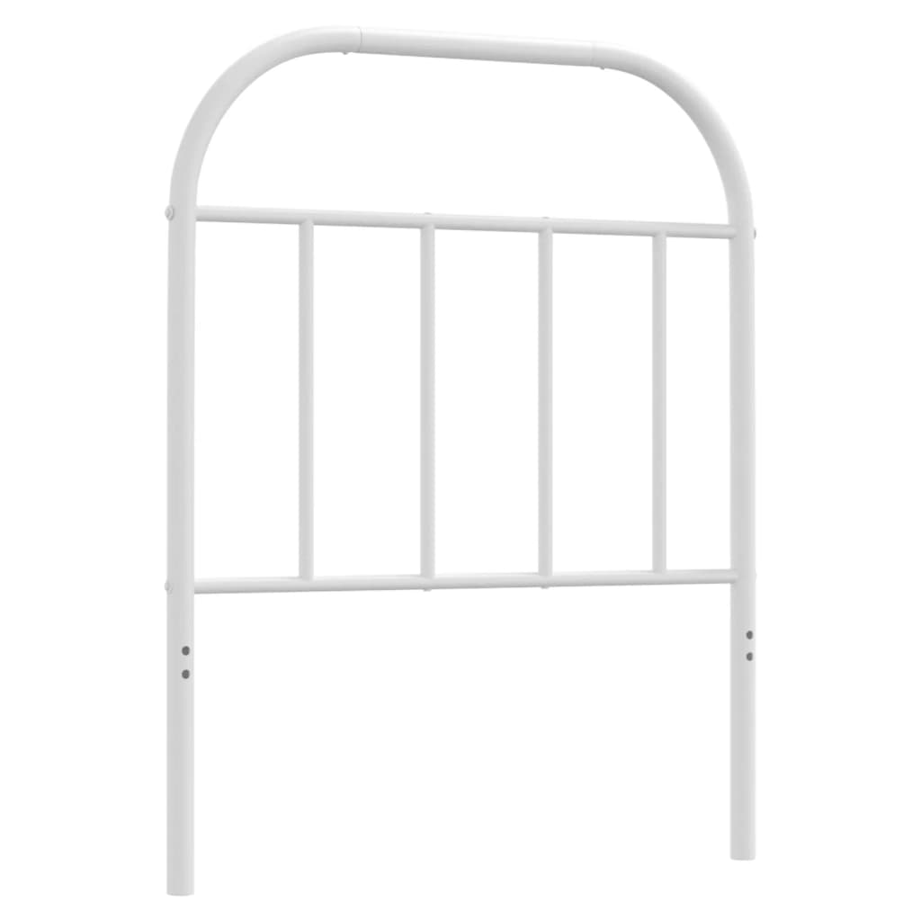 Tête de lit de remplacement métal blanc 75 cm - XIOS