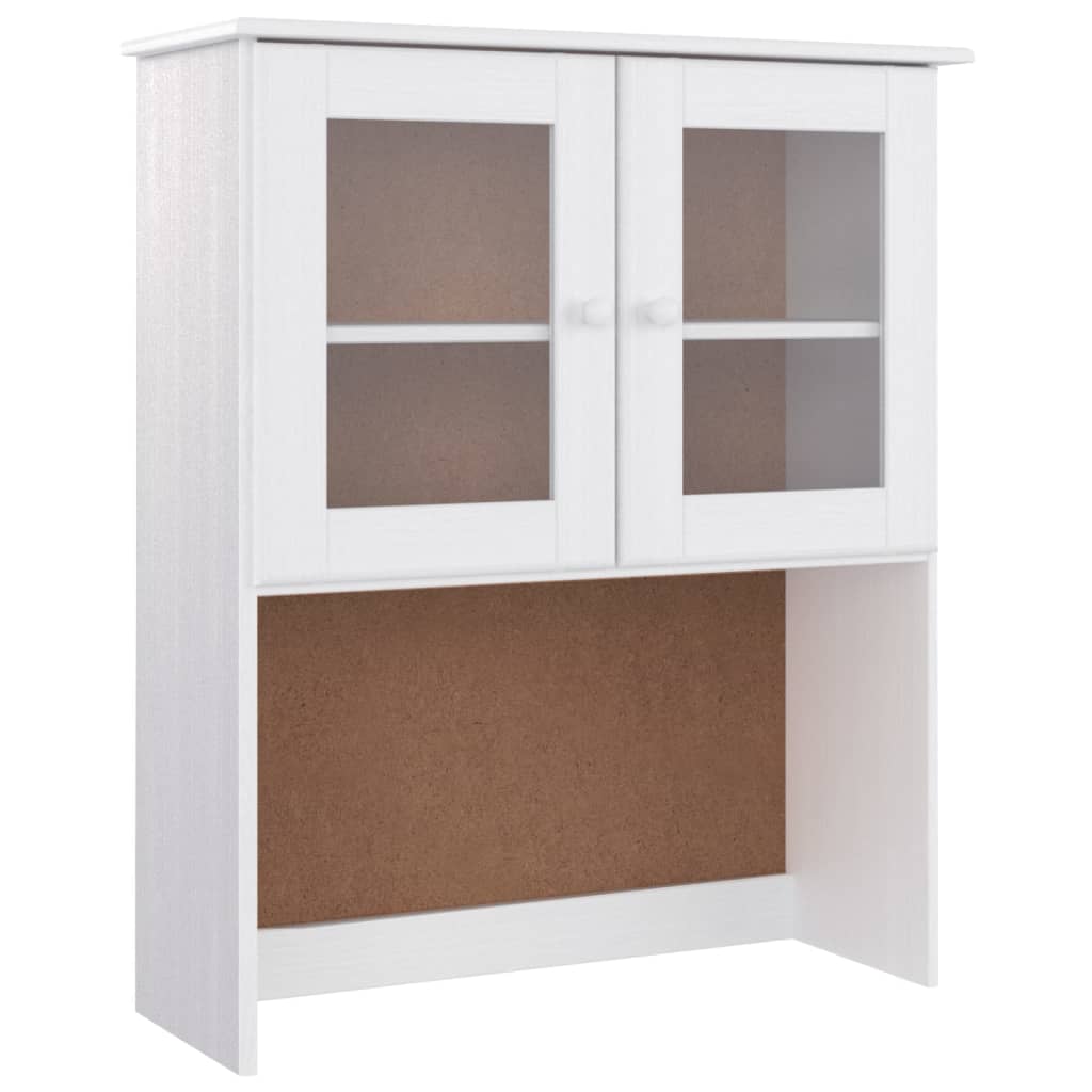 Buffet ALTA blanc 77x35x165 cm bois massif de pin - XIOS